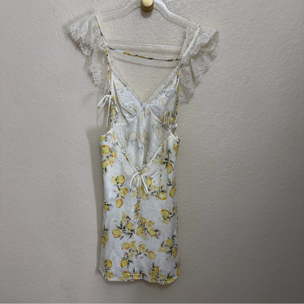 New for love and lemons Audrey Mini Slip Dress size S - Picture 10 of 13